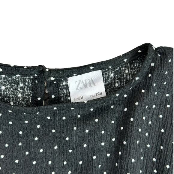 ZARA KIDS Girls Black Dot Romper 8 - Picture 2 of 4